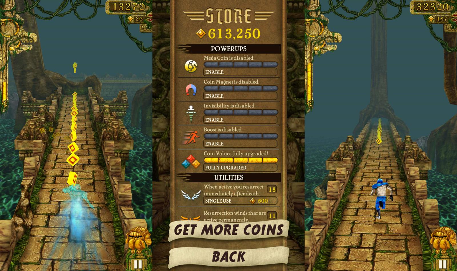 手机逃跑游戏《神庙逃亡》无限金币 - 火火兔电子商城