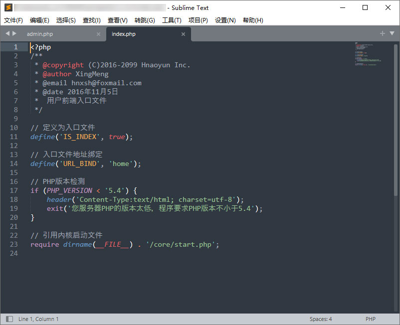 代码编辑器 Sublime Text v4.0 Build 4148 中文绿色版 - 火火兔电子商城