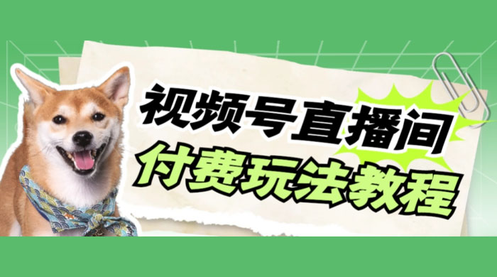 视频号美女付费无人直播，轻松日入500+（详细玩法教程） - 火火兔电子商城